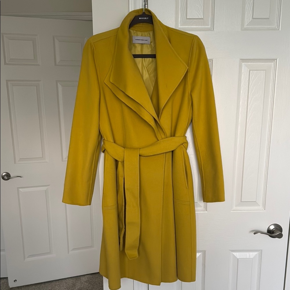 Yellow Belted Coat